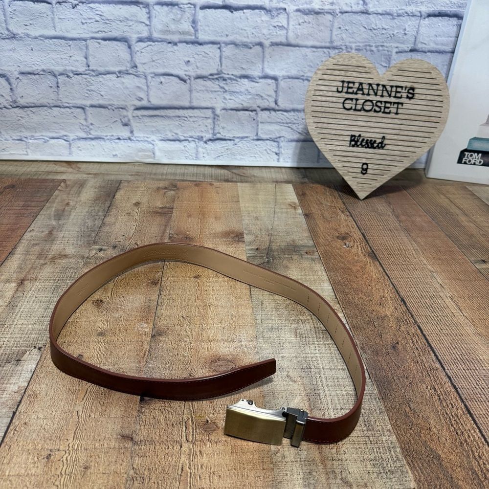 Nexbelt Heritage Smooth Brown Cut to Length belt